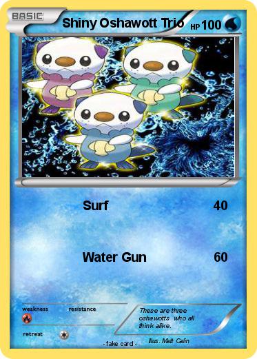 Pokemon Shiny Oshawott Trio