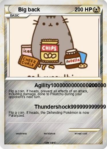 Pokemon Big back
