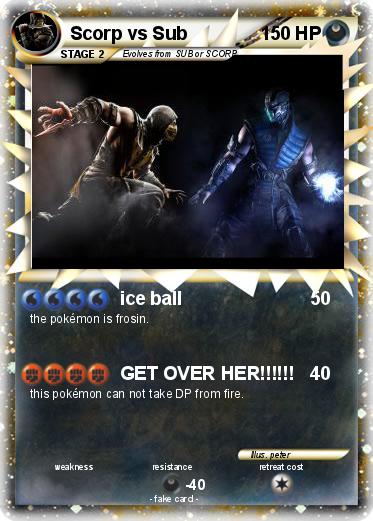 Pokemon Scorp vs Sub