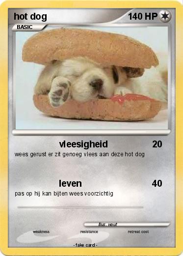 Pokemon hot dog