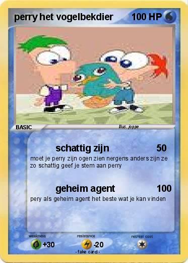 Pokemon perry het vogelbekdier