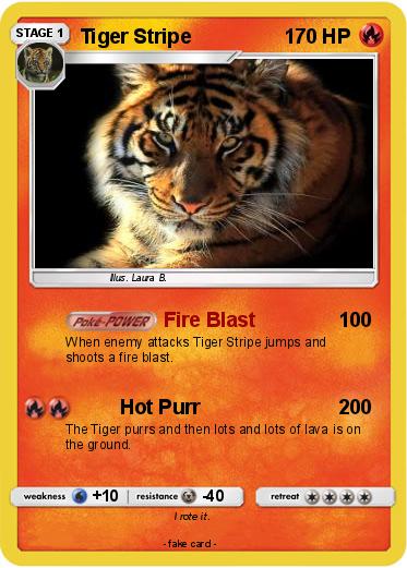 Pokemon Tiger Stripe