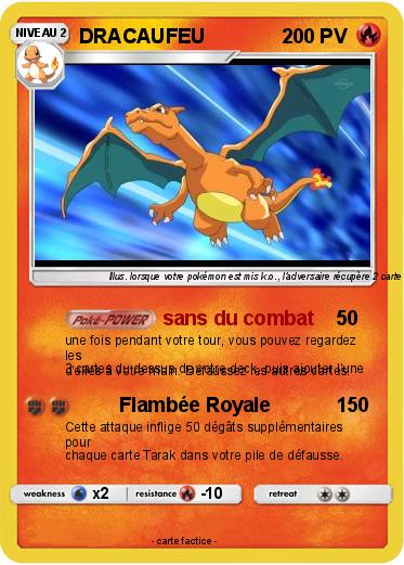 Pokemon DRACAUFEU