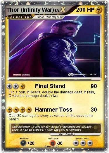 Pokemon Thor (Infinity War)