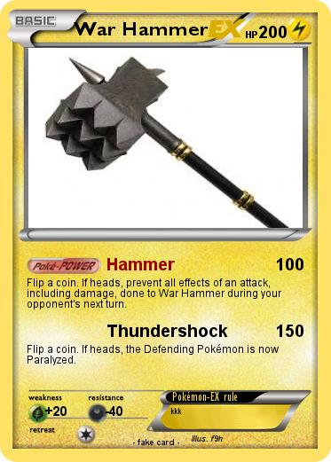Pokemon War Hammer