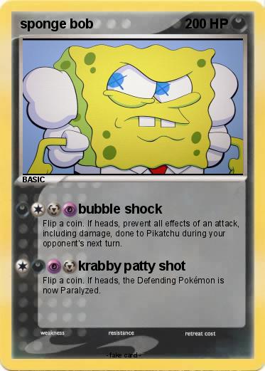 Pokemon sponge bob