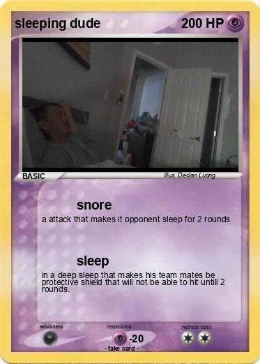 Pokemon sleeping dude