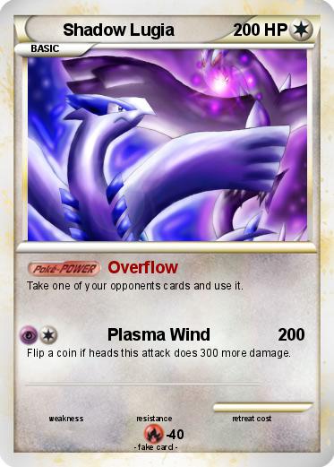 Pokemon Shadow Lugia