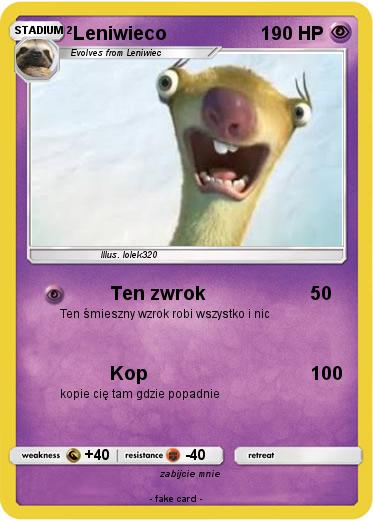 Pokemon Leniwieco