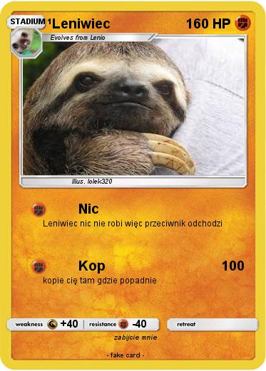 Pokemon Leniwiec