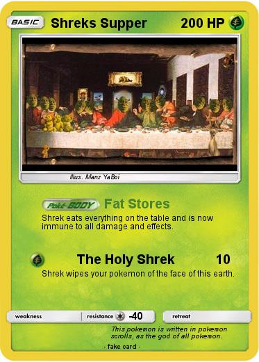Pokemon Shreks Supper