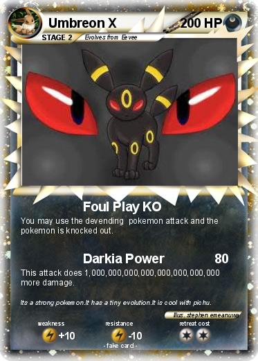 Pokemon Umbreon X