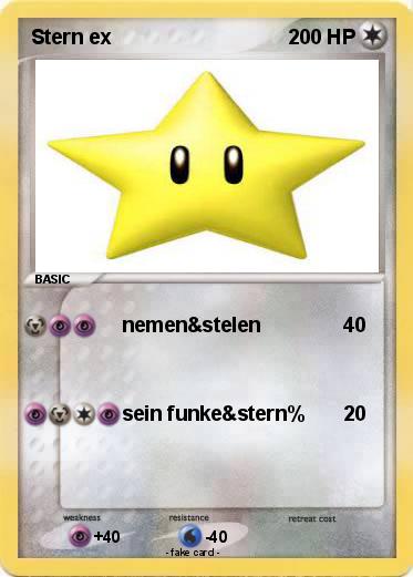 Pokemon Stern ex