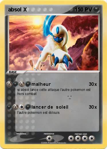 Pokemon absol X