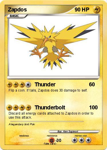 Pokemon Zapdos