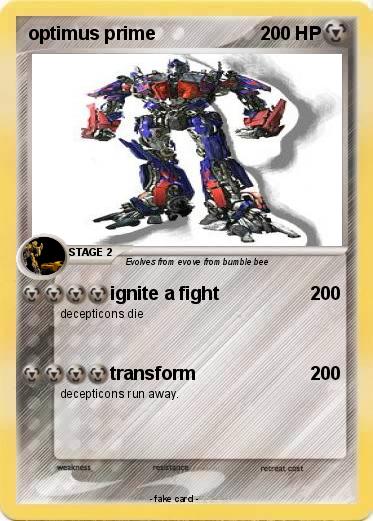 Pokemon optimus prime