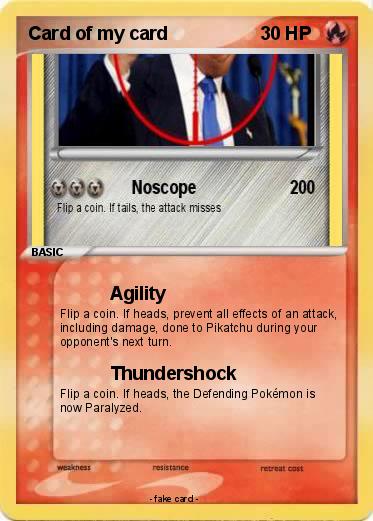 Pokemon Card of my card
