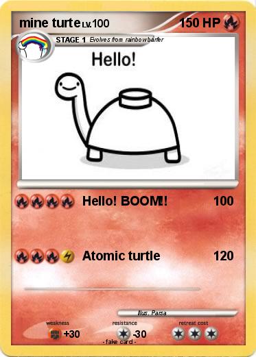 Pokemon mine turte