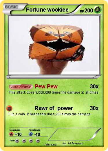 Pokemon Fortune wookiee
