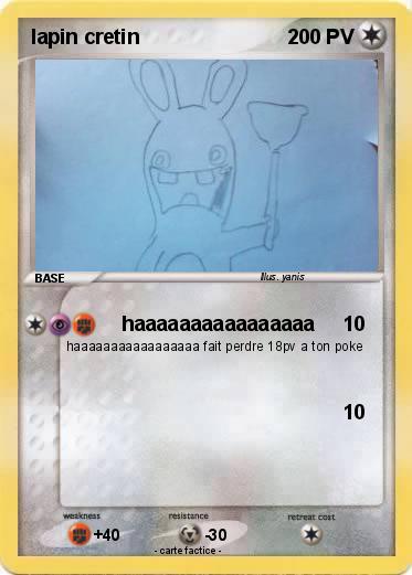 Pokemon lapin cretin
