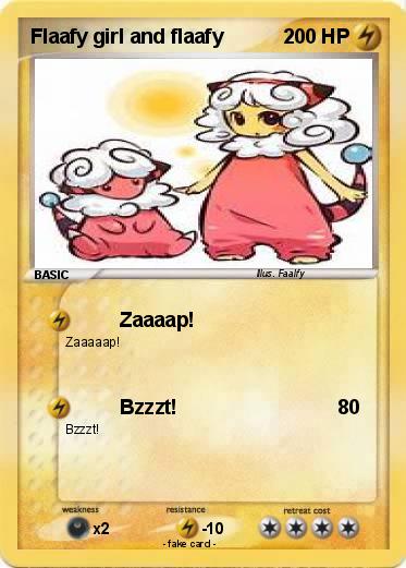 Pokemon Flaafy girl and flaafy