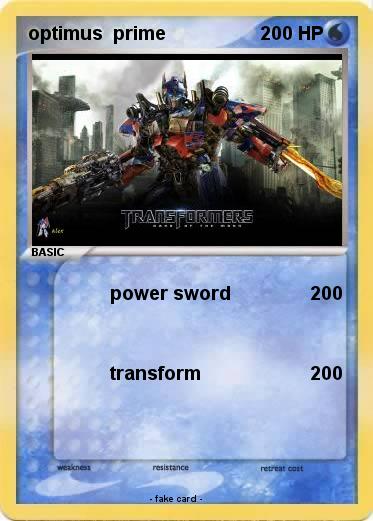 Pokemon optimus  prime
