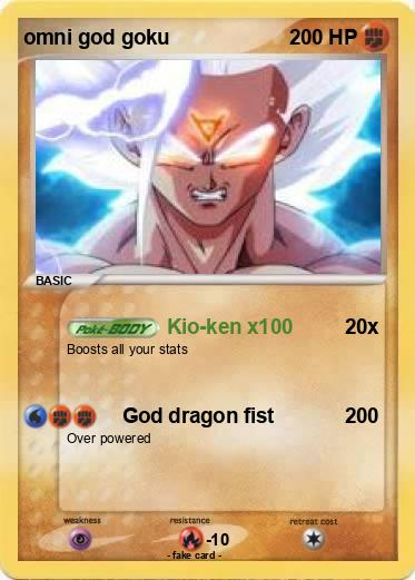 Pokemon omni god goku
