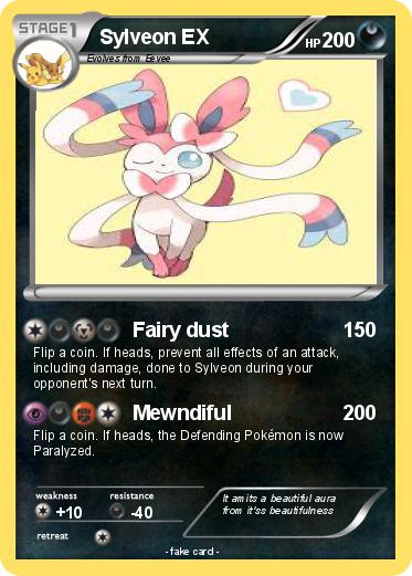 Pokemon Sylveon EX