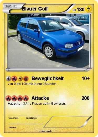 Pokemon Blauer Golf