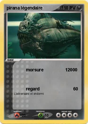Pokemon pirana légendaire