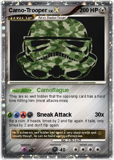 Pokemon Camo-Trooper