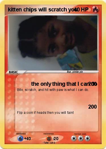 Pokemon kitten chips will scratch you