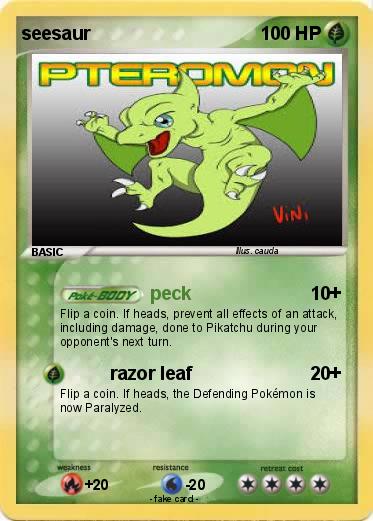 Pokemon seesaur