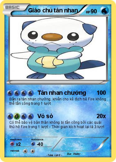 Pokemon Giáo chủ tàn nhan