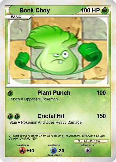 Pokemon Bonk Choy
