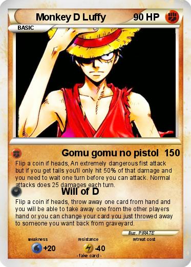 Pokemon Monkey D Luffy