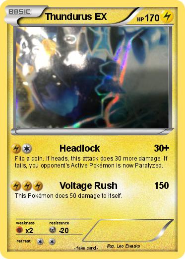 Pokemon Thundurus EX