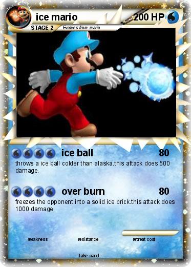 Pokemon ice mario