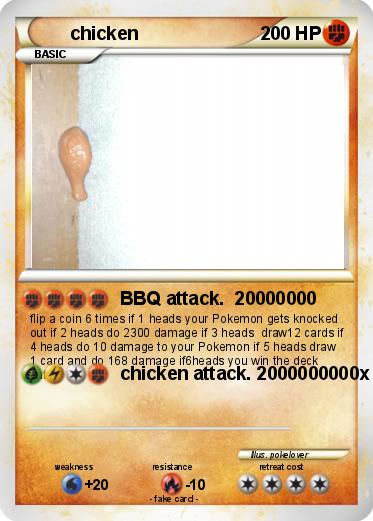 Pokemon chicken