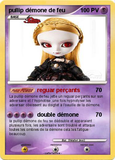 Pokemon pullip démone de feu