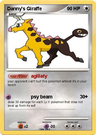 Pokemon Danny's Giraffe