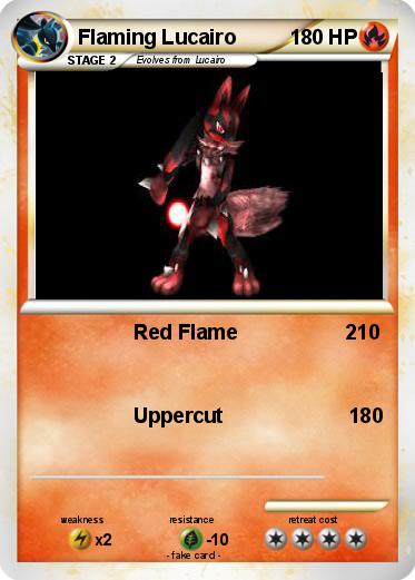 Pokemon Flaming Lucairo