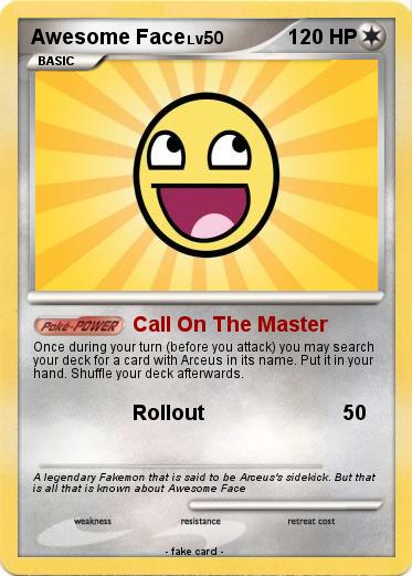Pokemon Awesome Face
