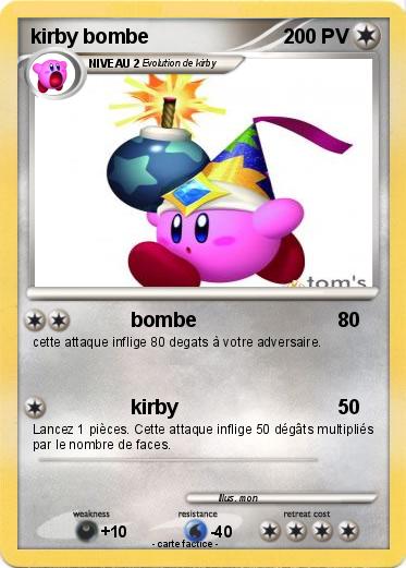 Pokemon kirby bombe