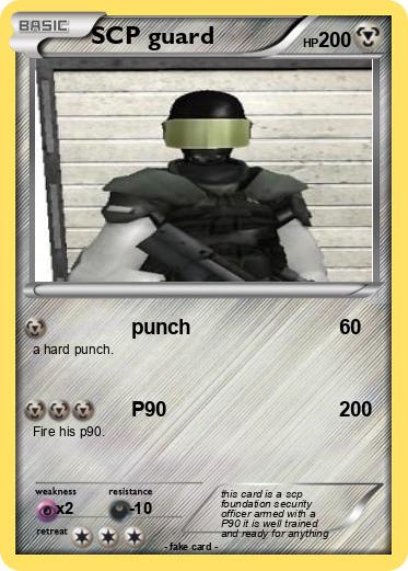 Pokemon SCP guard