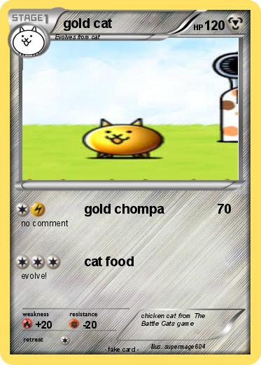 Pokemon gold cat