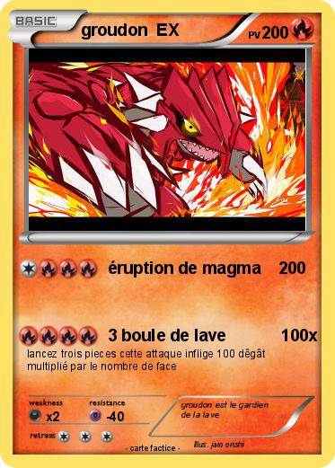 Pokemon groudon  EX