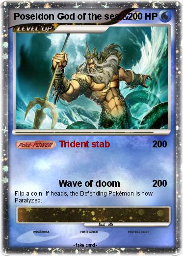 Pokemon Poseidon God of the sea