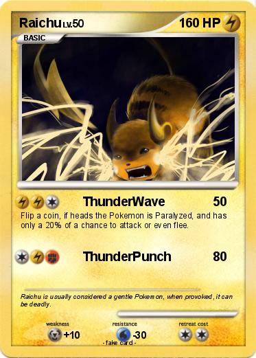 Pokemon Raichu