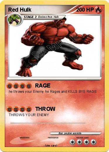 Pokemon Red Hulk